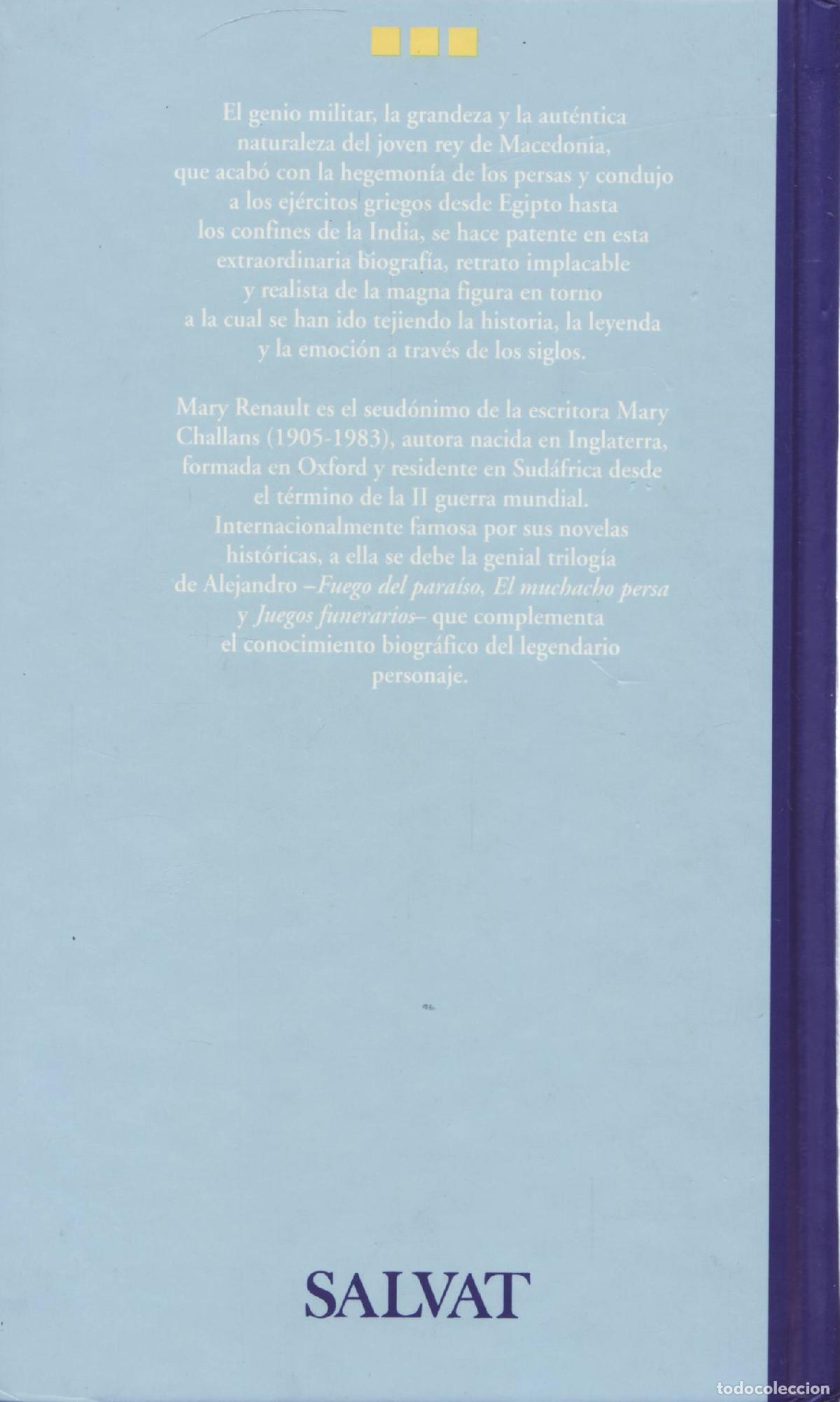 Libros de segunda mano: Alejandro Magno - Renault, Mary - Foto 3