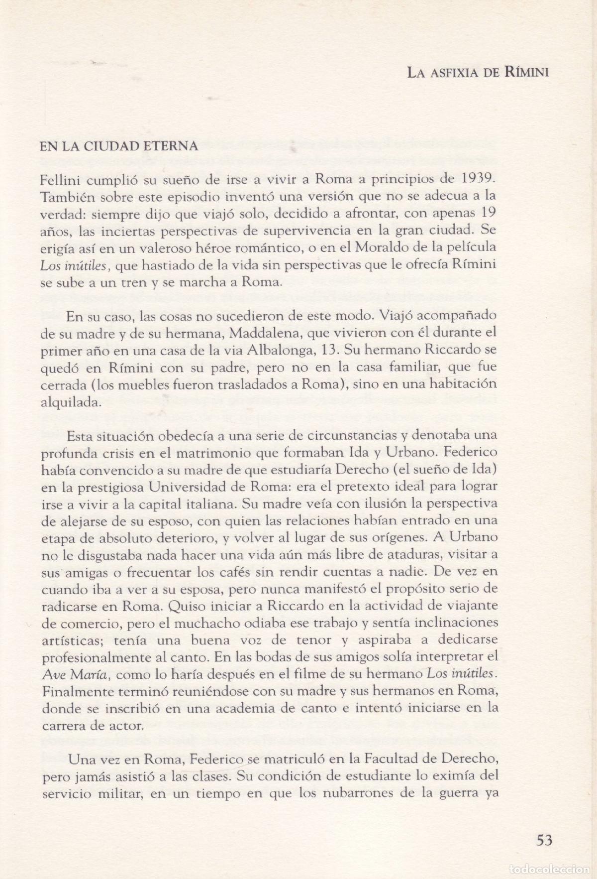 Libros de segunda mano: Federico Fellini - Alfieri, Carlos - Foto 2
