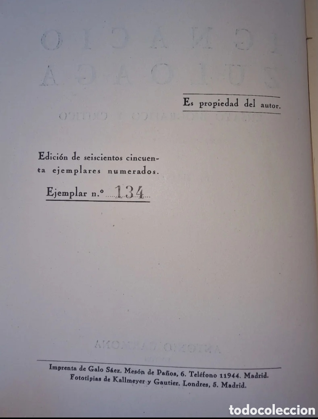Libros de segunda mano: Ignacio Zuloaga - Foto 3