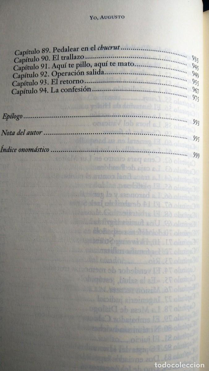 Libros de segunda mano: YO, AUGUSTO - ERNESTO EKAIZER - Foto 6
