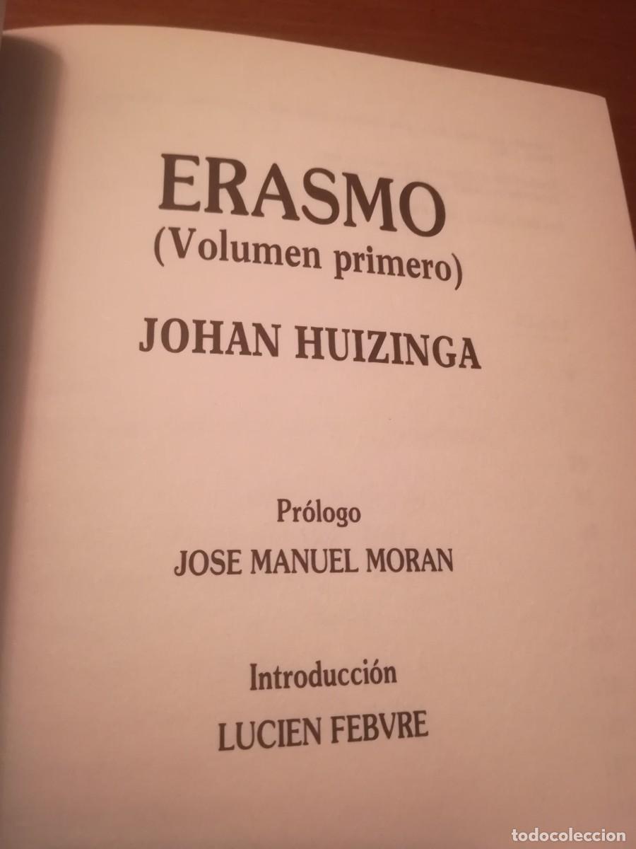 Libros de segunda mano: ERASMO / JOHAN HUIZINGA / EVA 019 / SALVAT - Foto 2