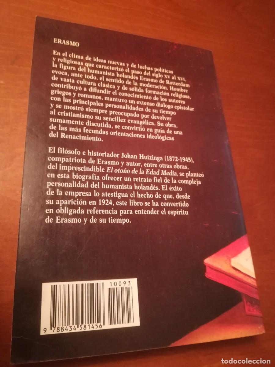 Libros de segunda mano: ERASMO / JOHAN HUIZINGA / EVA 019 / SALVAT - Foto 6
