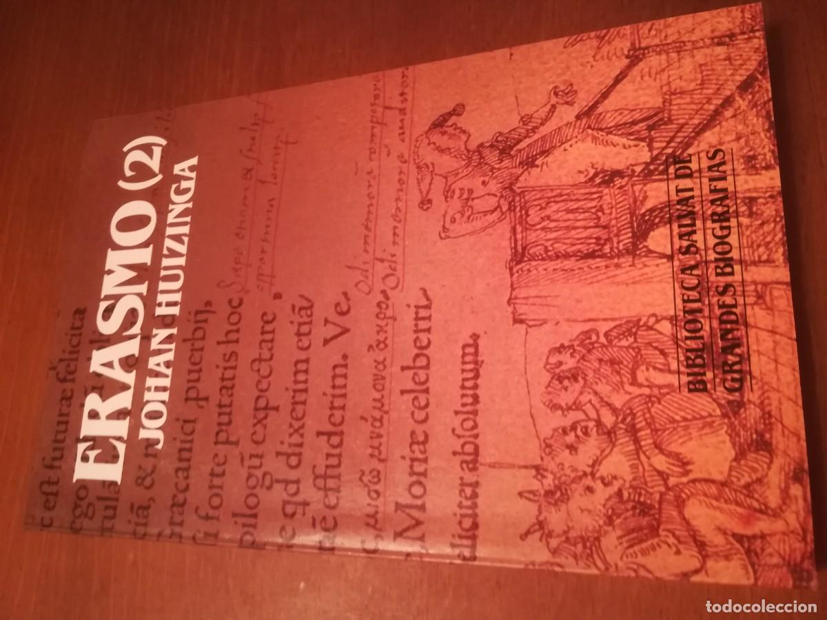 Libros de segunda mano: ERASMO / JOHAN HUIZINGA / EVA 019 / SALVAT - Foto 1