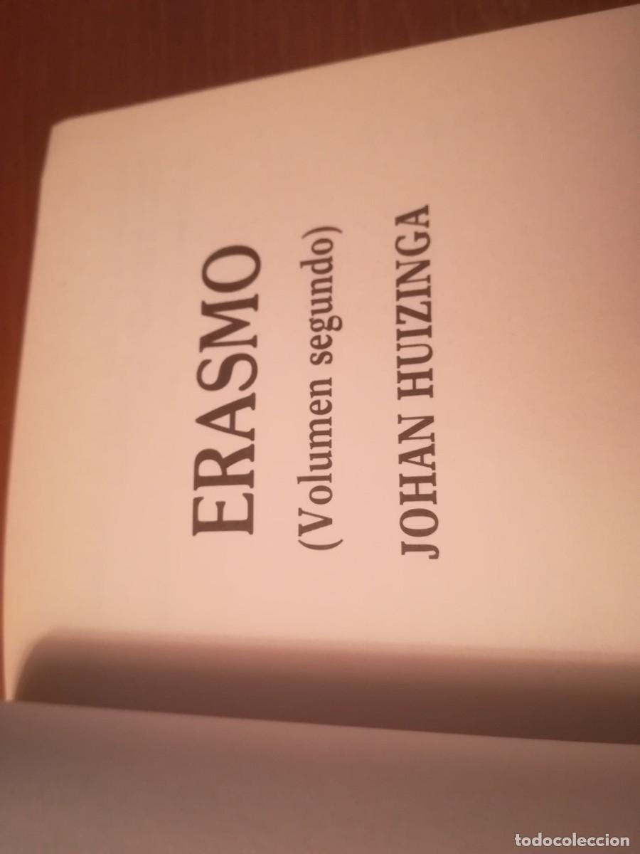Libros de segunda mano: ERASMO / JOHAN HUIZINGA / EVA 019 / SALVAT - Foto 2