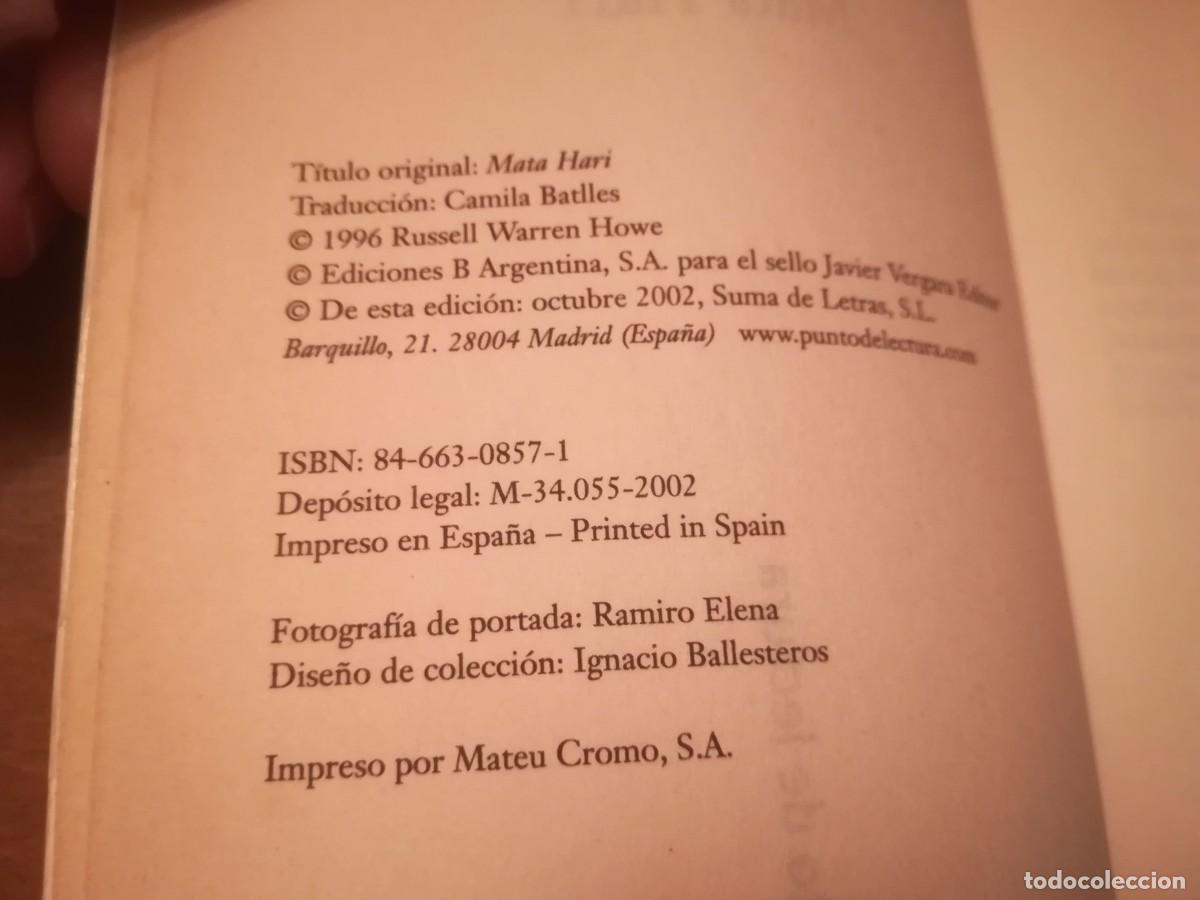 Libros de segunda mano: MATA HARI / RUSSELL WARREN HOWE / EVA 022 / EDICIONES B - Foto 3