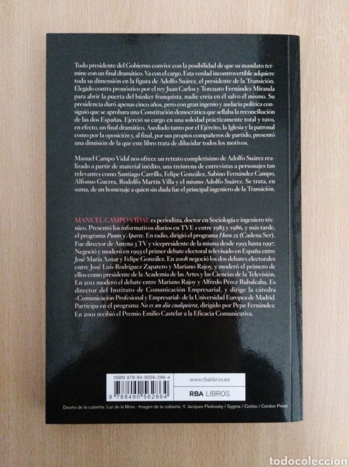 Libros de segunda mano: ADOLFO SU&Aacute;REZ. Manuel Campo Vidal - Foto 2