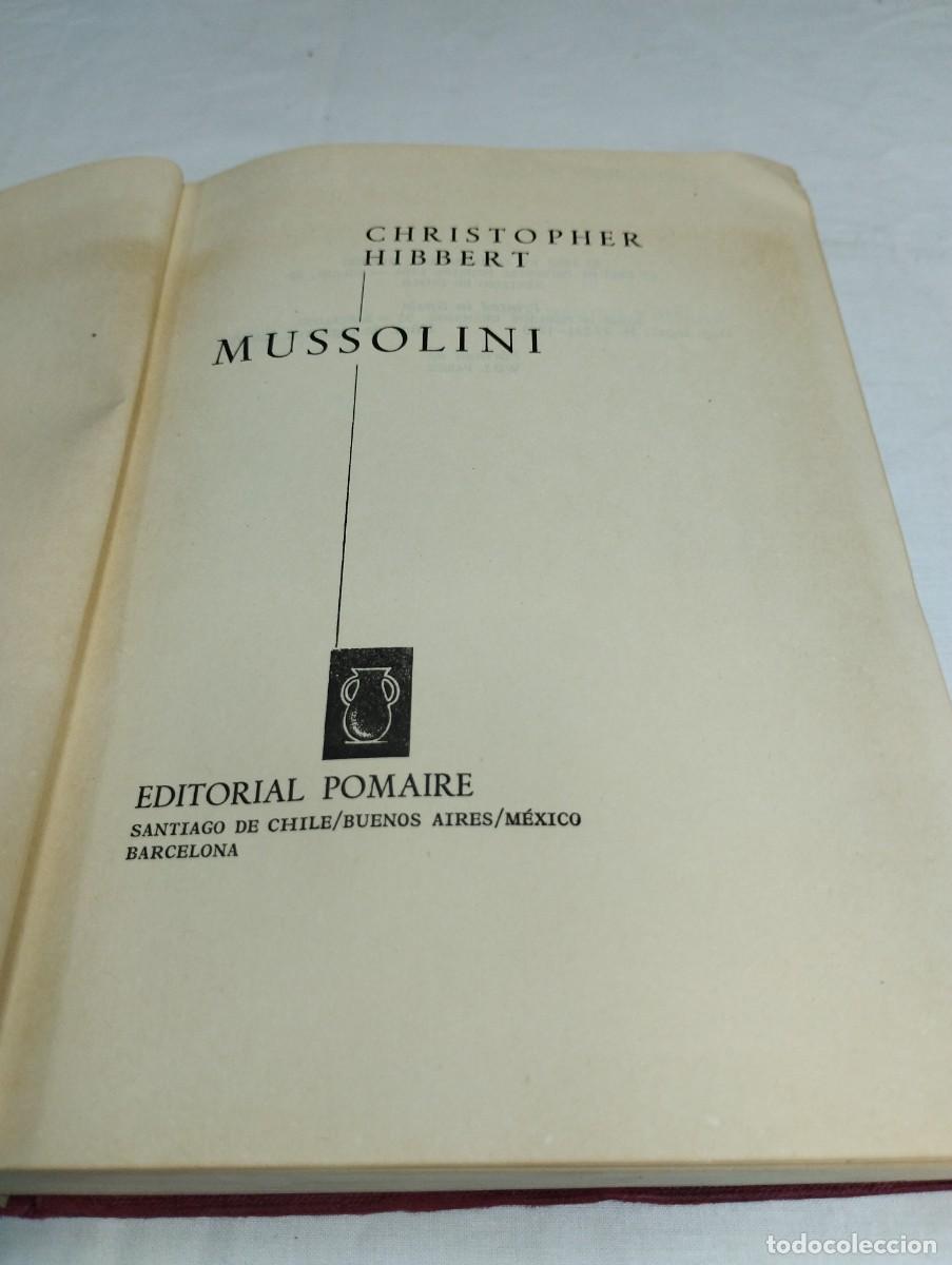 Libros de segunda mano: Mussolini. Christopher Hibbert, 1963 - Foto 3