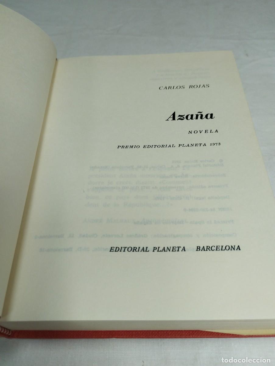 Libros de segunda mano: Aza&ntilde;a. Carlos Rojas, 1973 - Foto 2