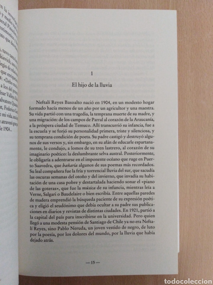 Libros de segunda mano: NERUDA. Mario Amor&oacute;s. - Foto 8