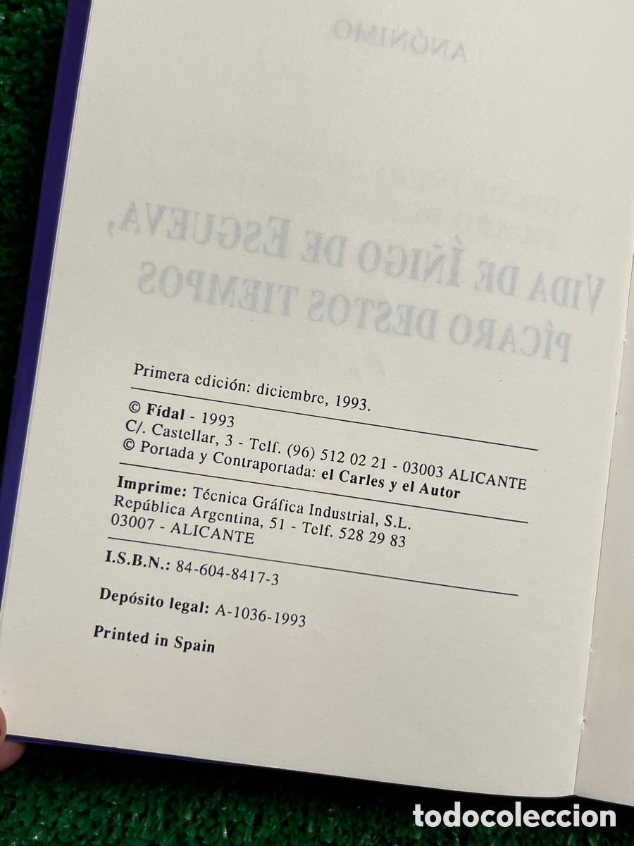 Libros de segunda mano: Vida de &Iacute;&ntilde;igo de Esgueva - An&oacute;nimo - Foto 4