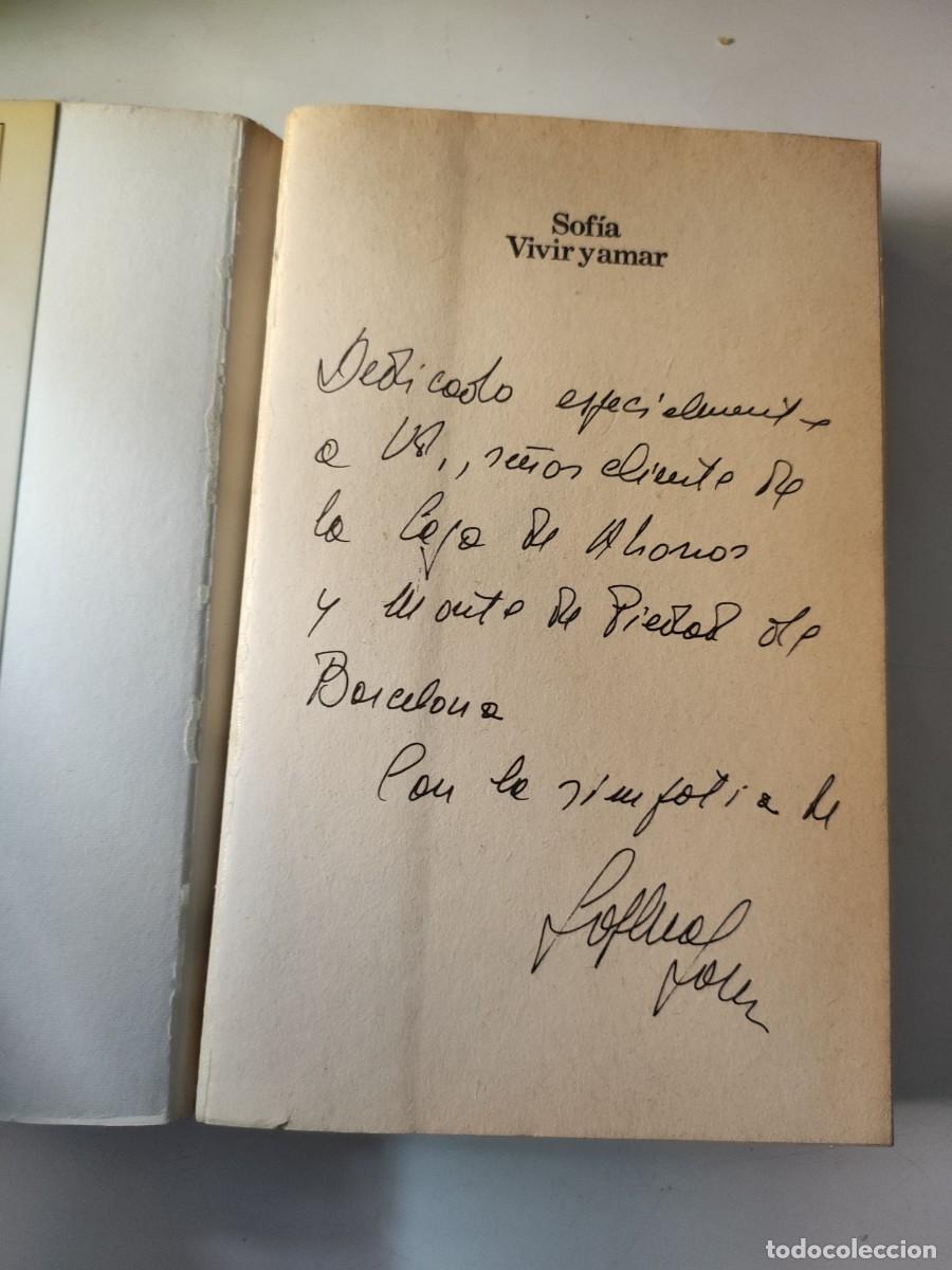 Libros de segunda mano: Sof&iacute;a. Vivir y amar. Sof&iacute;a Loren. - Foto 3