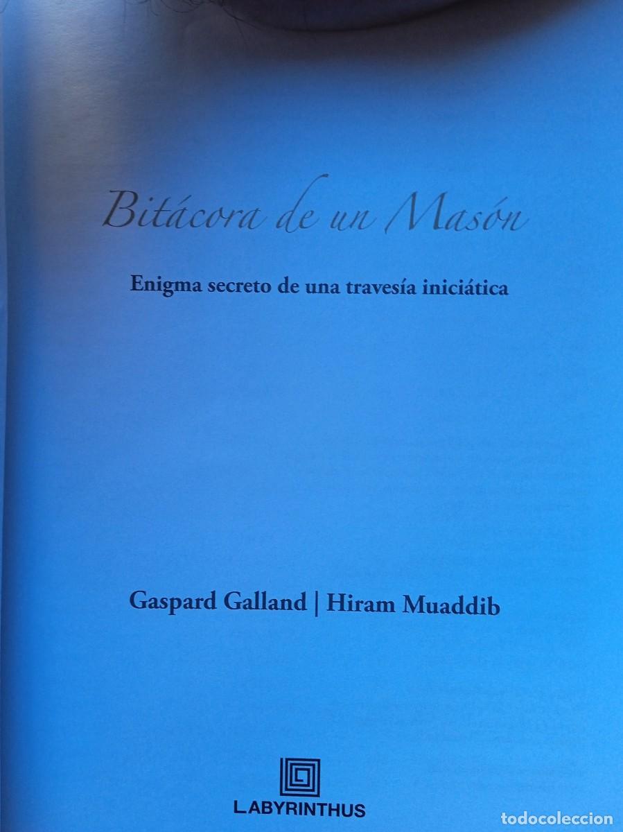 Libros de segunda mano: Bit&aacute;cora de un mas&oacute;n - Foto 3