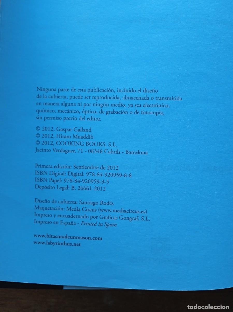 Libros de segunda mano: Bit&aacute;cora de un mas&oacute;n - Foto 4