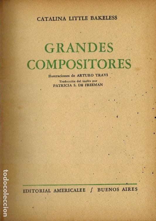 Libros de segunda mano: GRANDES COMPOSITORES - Foto 1