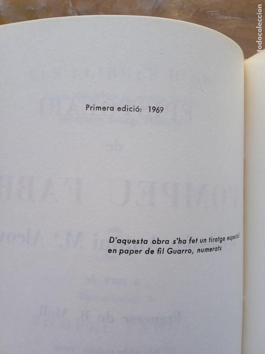 Libros de segunda mano: Epistolari Pompeu Fabra 1969 - Foto 2