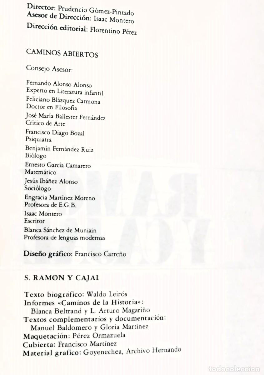 Libros de segunda mano: SANTIAGO RAMON Y CAJAL - Foto 3