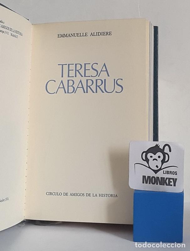 Libros de segunda mano: Teresa Cabarrus - Emmanuelle Alidiere - Foto 2