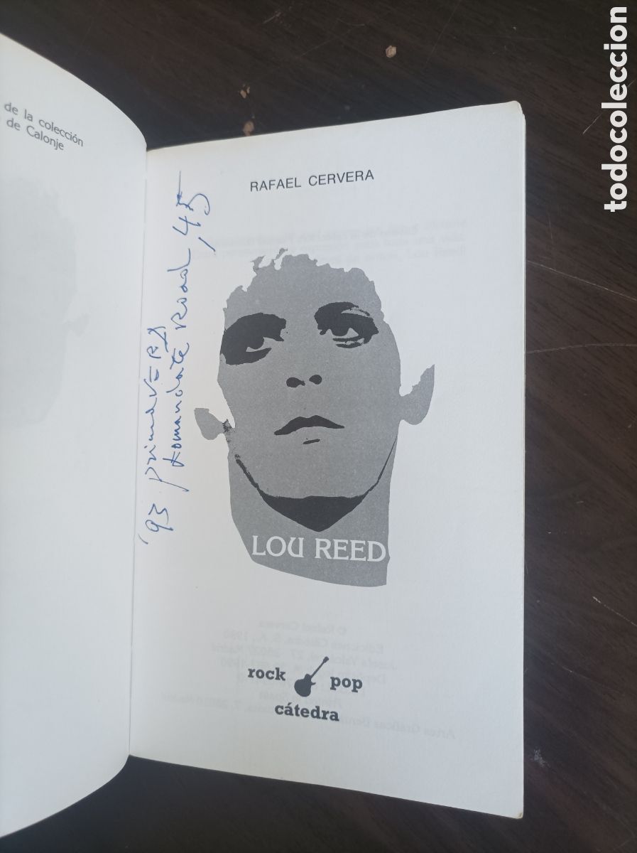 Libros de segunda mano: Lou Reed / Rafa Cervera. C&aacute;tedra - Foto 3