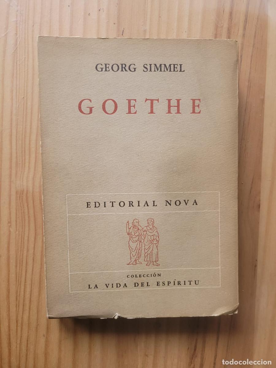 Libros de segunda mano: GOETHE - GEORG SIMMEL - Foto 1