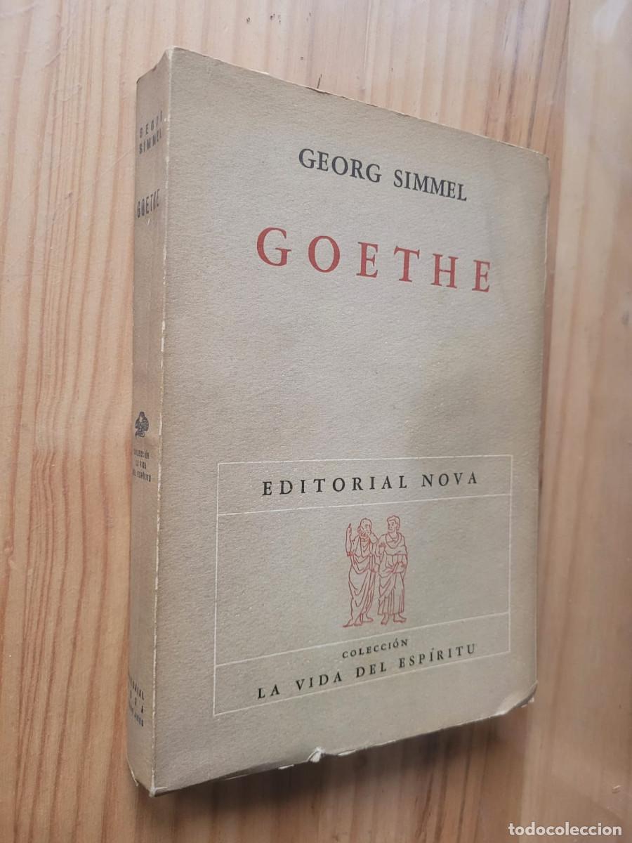 Libros de segunda mano: GOETHE - GEORG SIMMEL - Foto 2