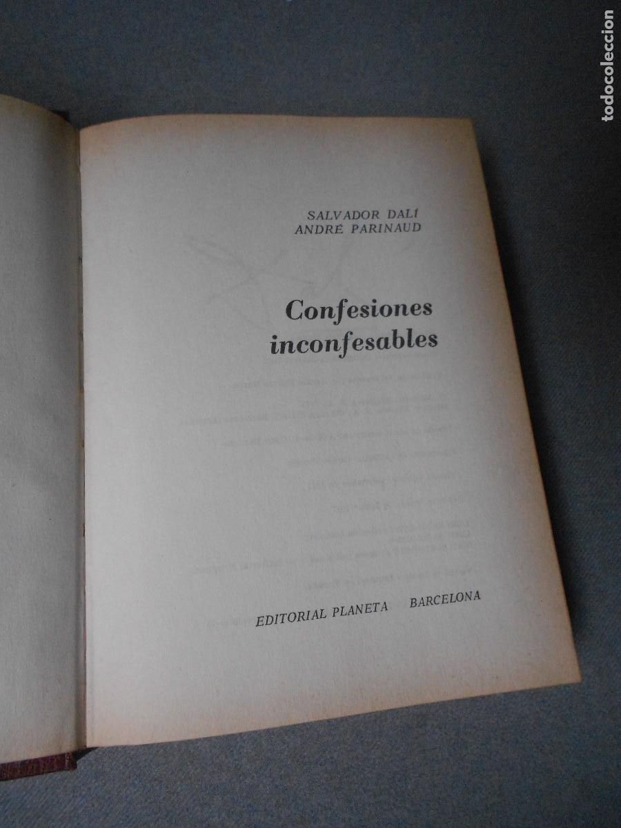 Libros de segunda mano: CONFESIONES INCONFESABLES. DALI - Foto 2