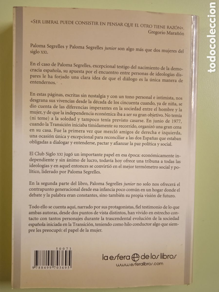 Libros de segunda mano: Tal como somos. Paloma Segrelles. - Foto 2