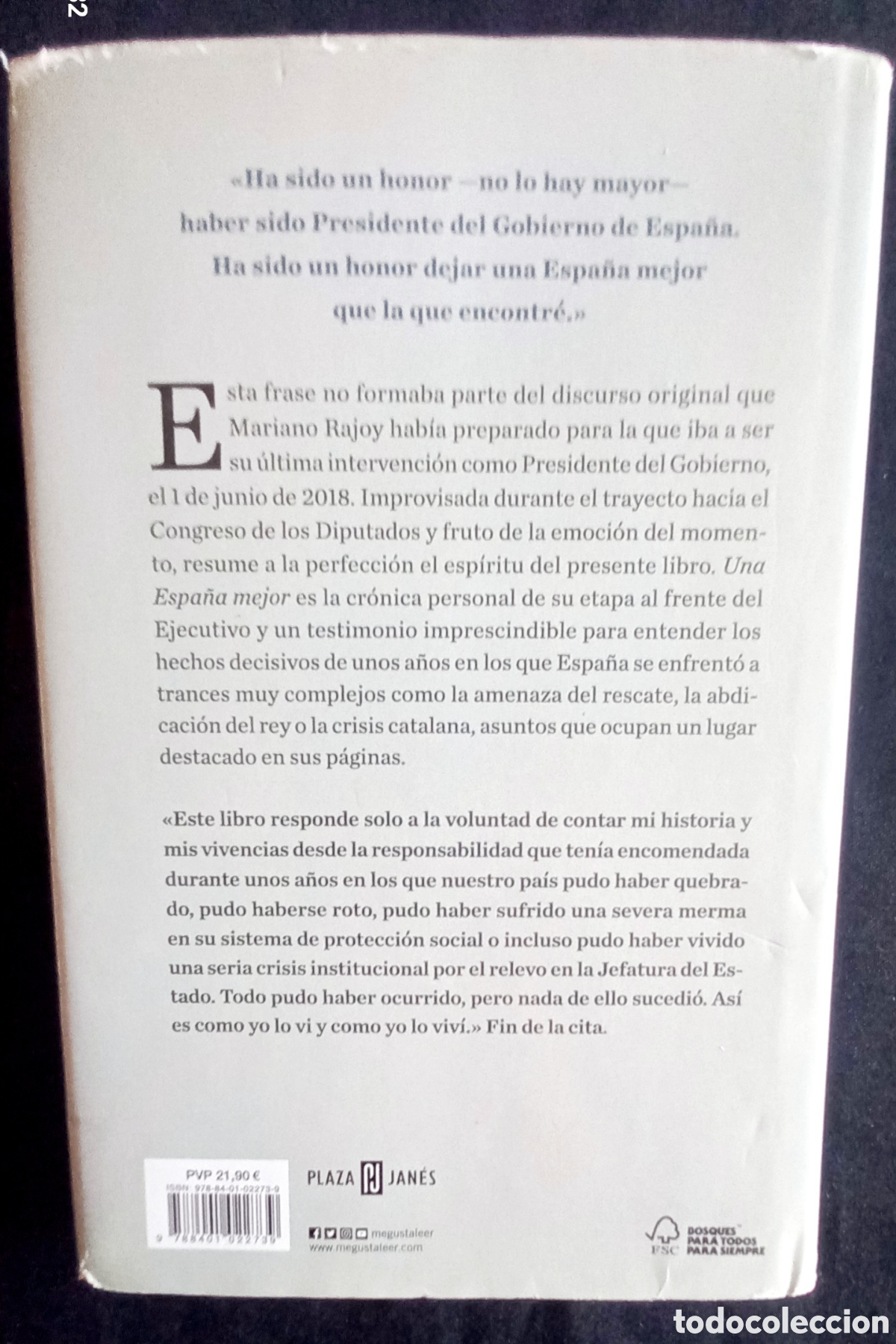 Libros de segunda mano: RAJOY. UNA ESPA&Ntilde;A MEJOR - Foto 2