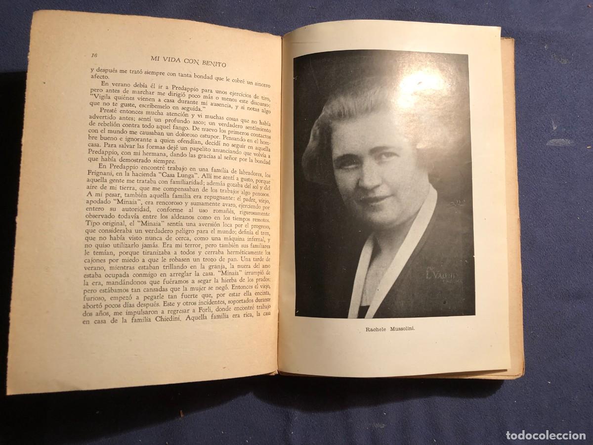 Libros de segunda mano: RACHELE MUSSOLINI: - MI VIDA CON BENITO - - Foto 3