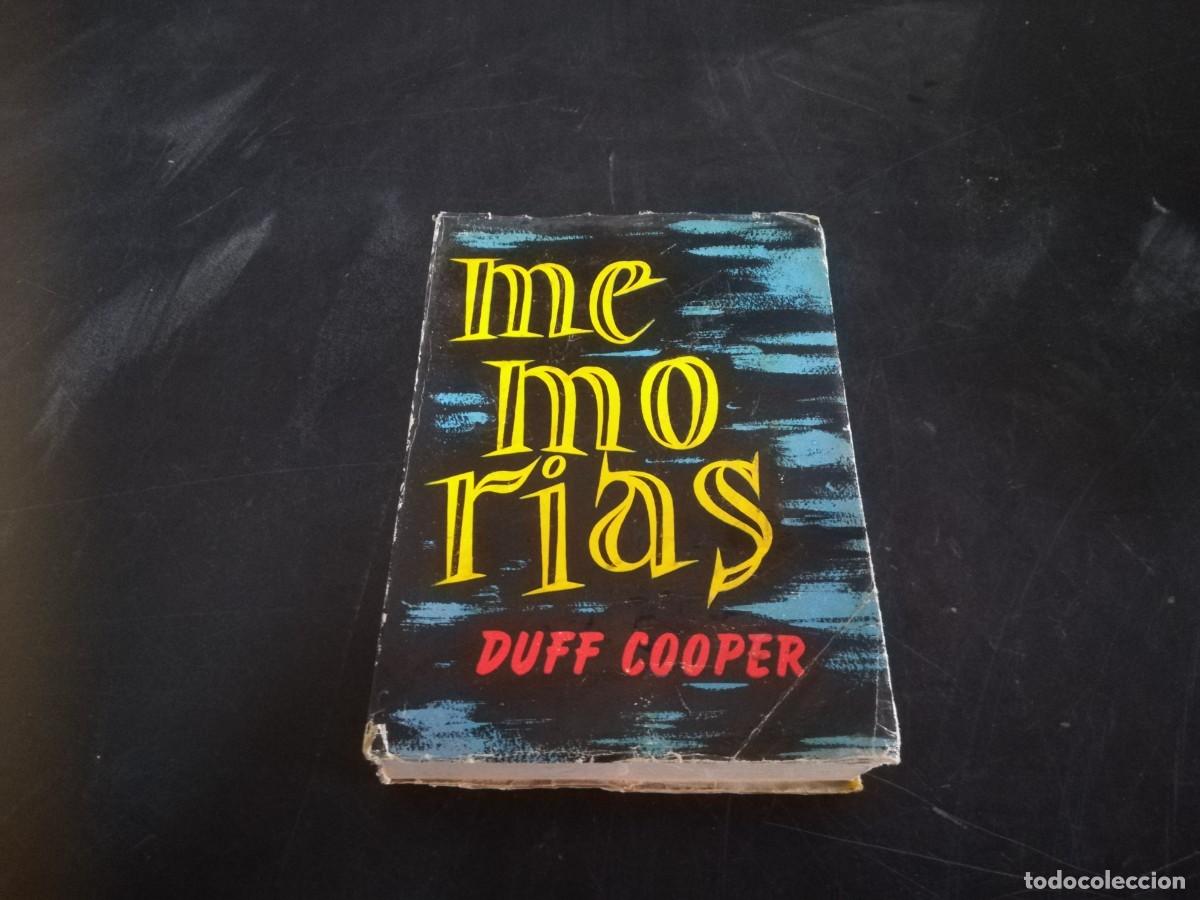 Libros de segunda mano: MEMORIAS / DUFF COOPER / CON AR01 / AHR - Foto 1
