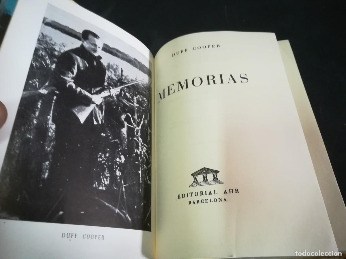Libros de segunda mano: MEMORIAS / DUFF COOPER / CON AR01 / AHR - Foto 7