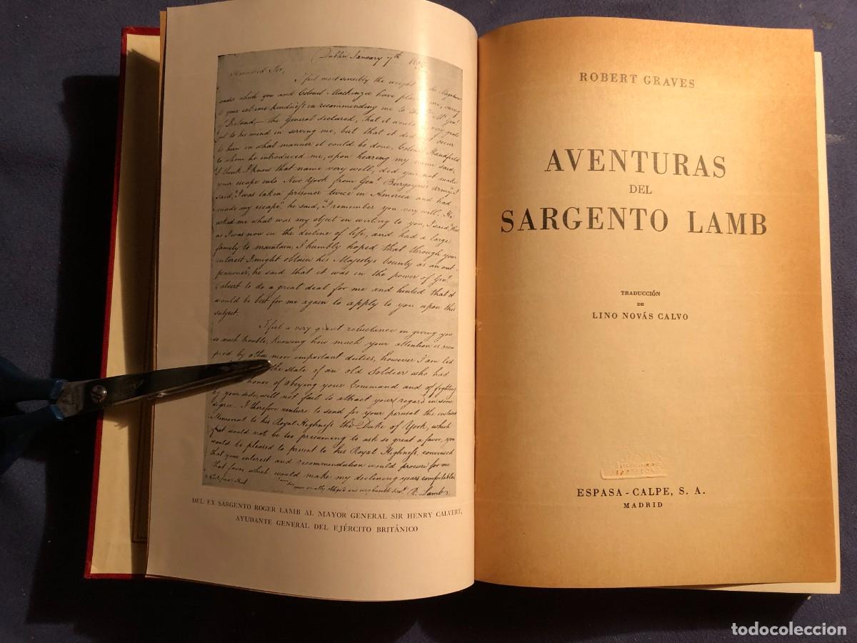 Libros de segunda mano: ROBERT GRAVES: - LAS AVENTURAS DEL SARGENTO LAMB - - Foto 2