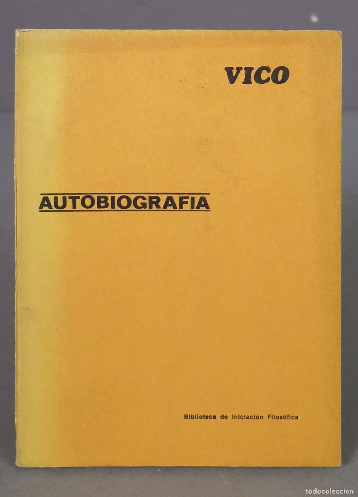 Libros de segunda mano: Autobiograf&iacute;a. VICO. 1970 - Foto 1