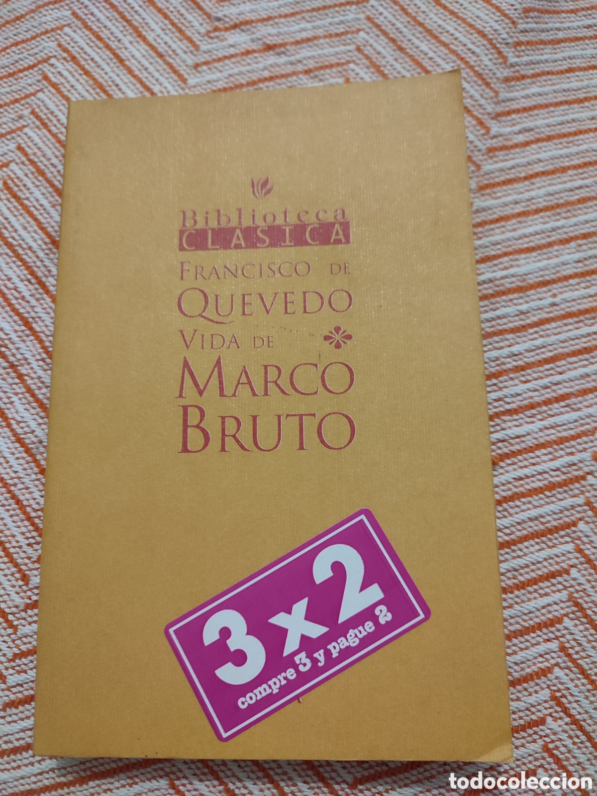 Libros de segunda mano: Vida de Marco Bruto Francisco de Quevedo - Foto 1
