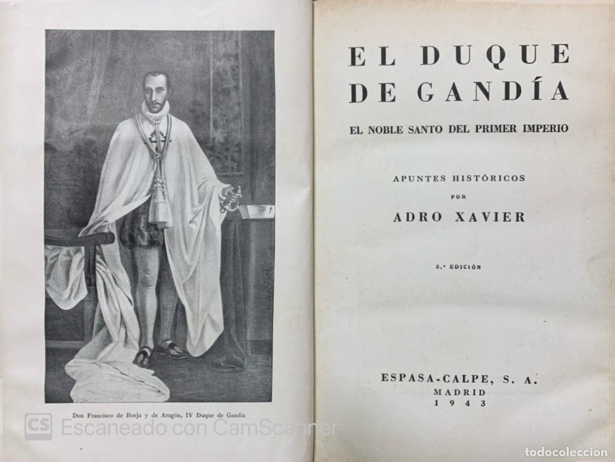 Libros de segunda mano: EL DUQUE DE GANDIA - Foto 2