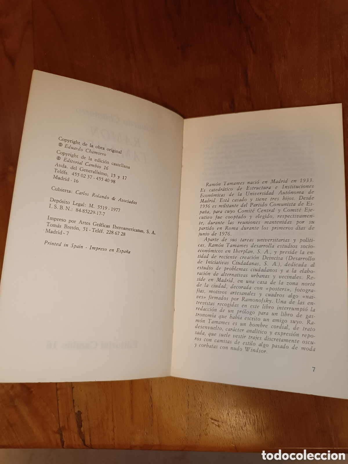 Libros de segunda mano: Ram&oacute;n Tamames libro tapa blanda - Foto 4