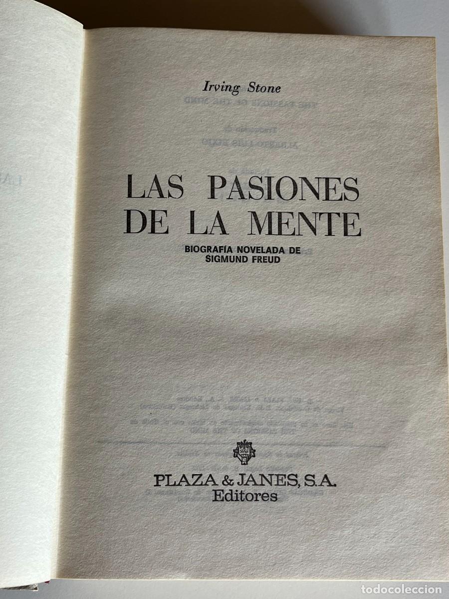 Libros de segunda mano: LAS PASIONES DE LA MENTE- IRVING STONE - Foto 4