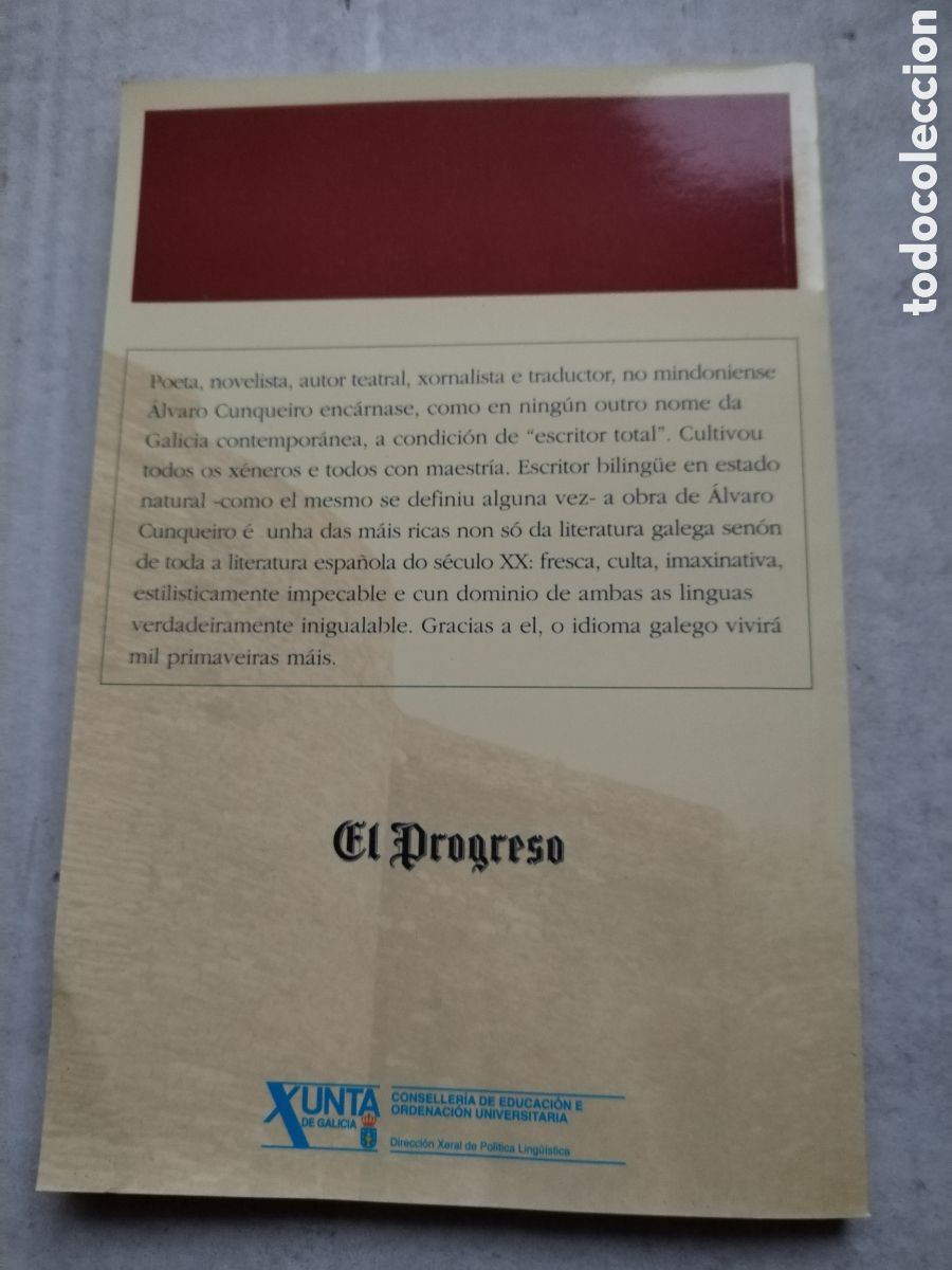 Libros de segunda mano: &Aacute;LVARO CUNQUEIRO..... - Foto 3