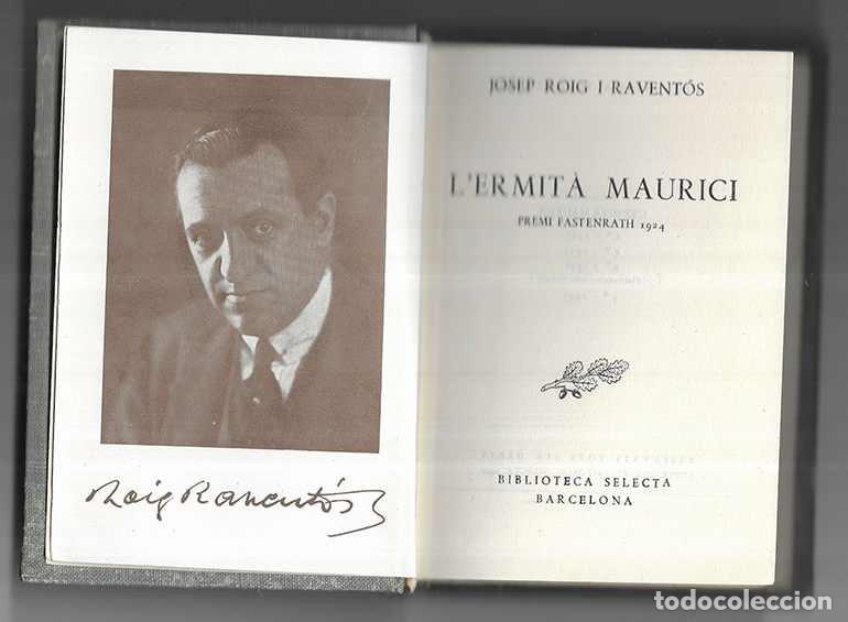 Libros de segunda mano: L'Ermit&agrave; Maurici Premi Fastenrath 1924