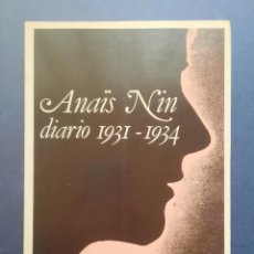 Libros de segunda mano: ANAIS NIN - DIARIO 1931 - 1934.