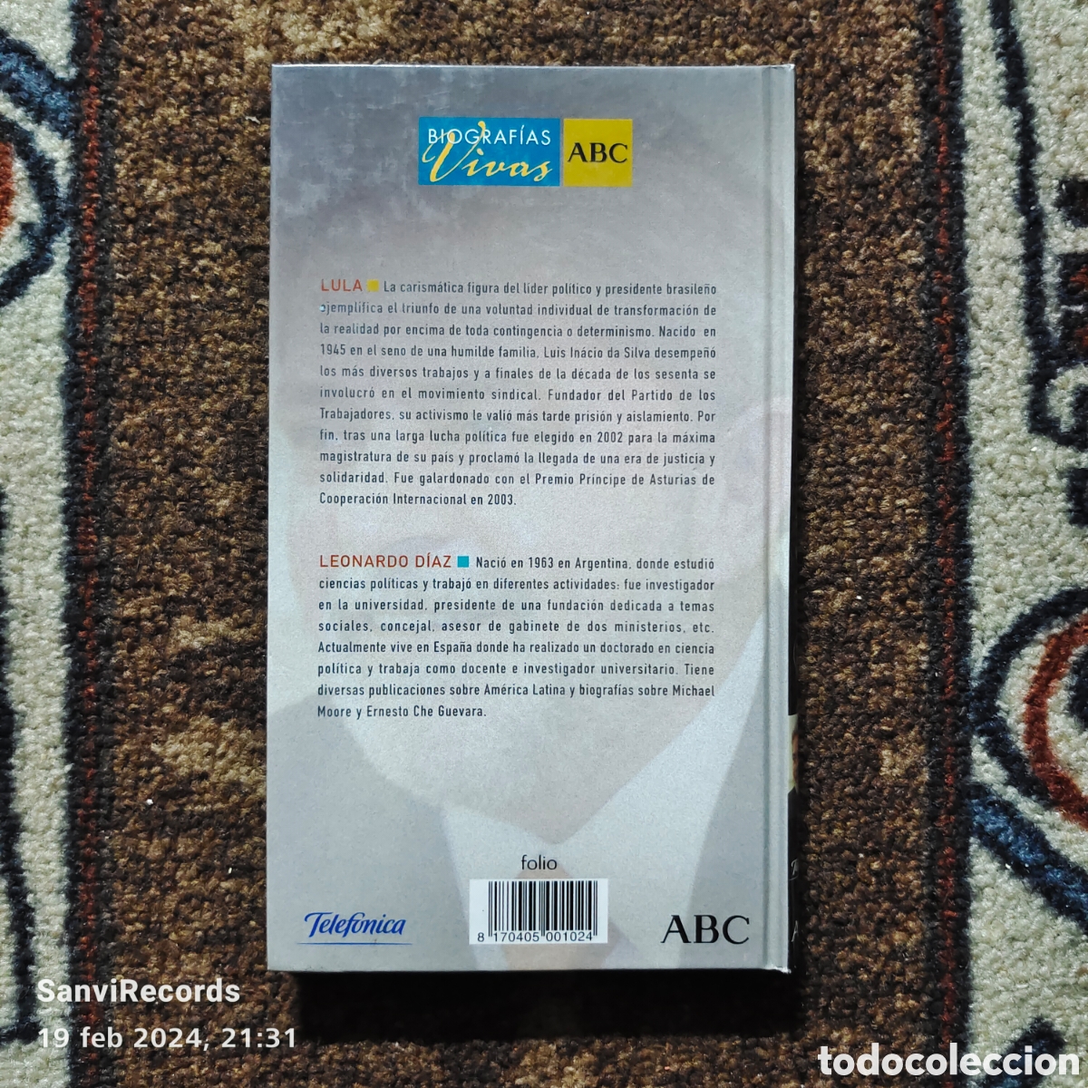 Libros de segunda mano: LULA (LEONARDO D&Iacute;AZ) (ABC) - Foto 2