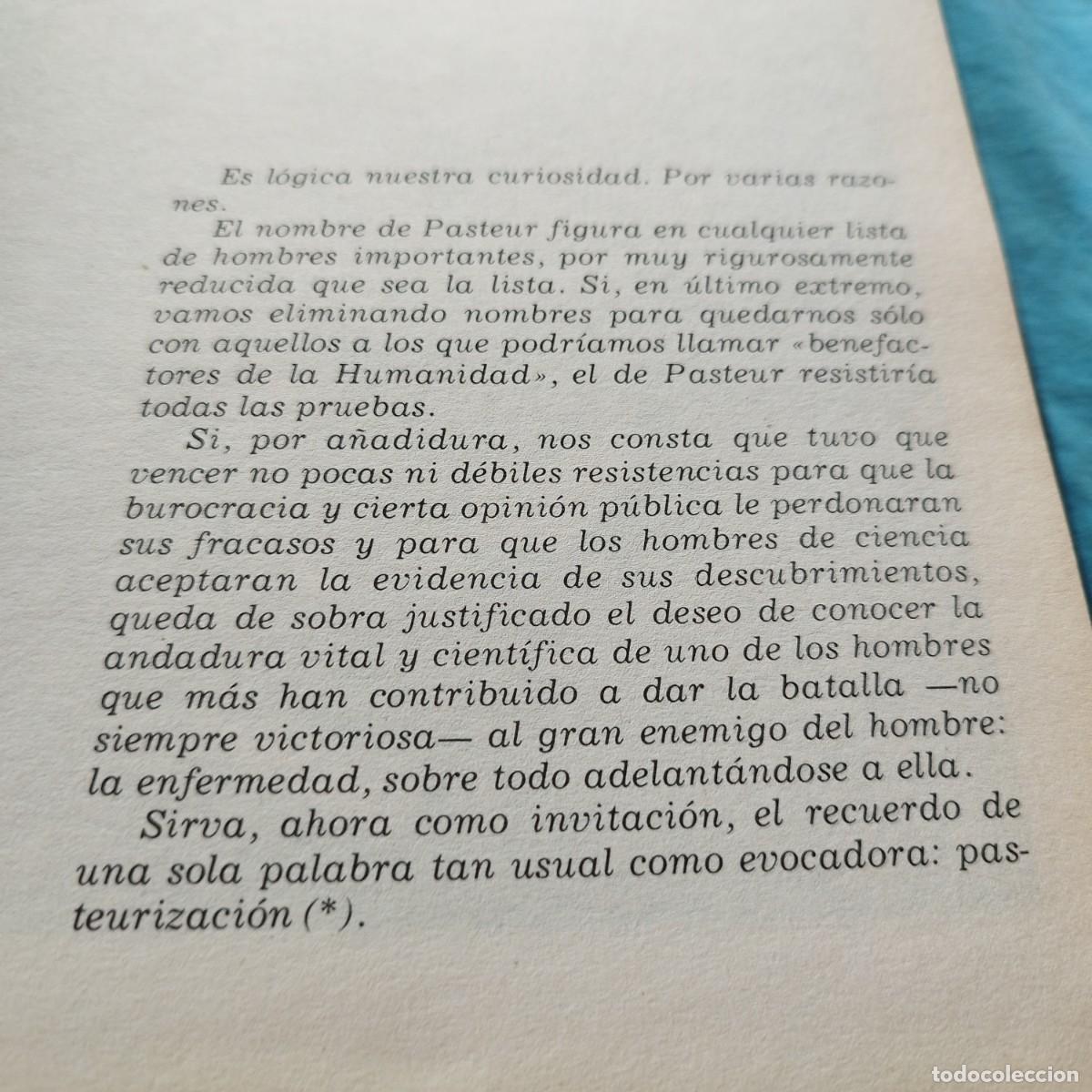 Libros de segunda mano: LOUIS PASTEUR / / GARA 56 / RUEDA J.M - Foto 6