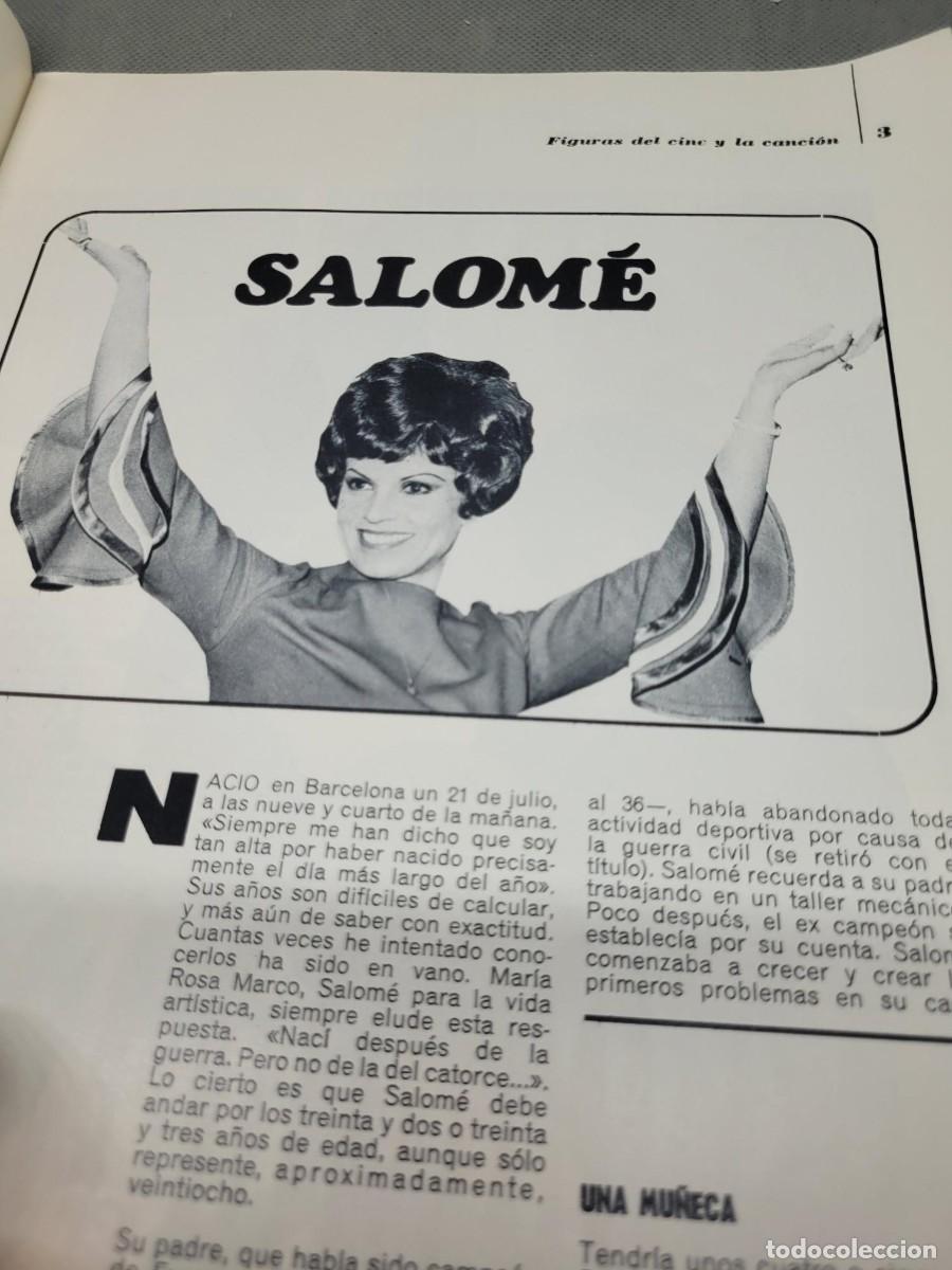 Libros de segunda mano: FIGURAS DE LA CANCON BIOGRAFIA DE SALOME - Foto 4