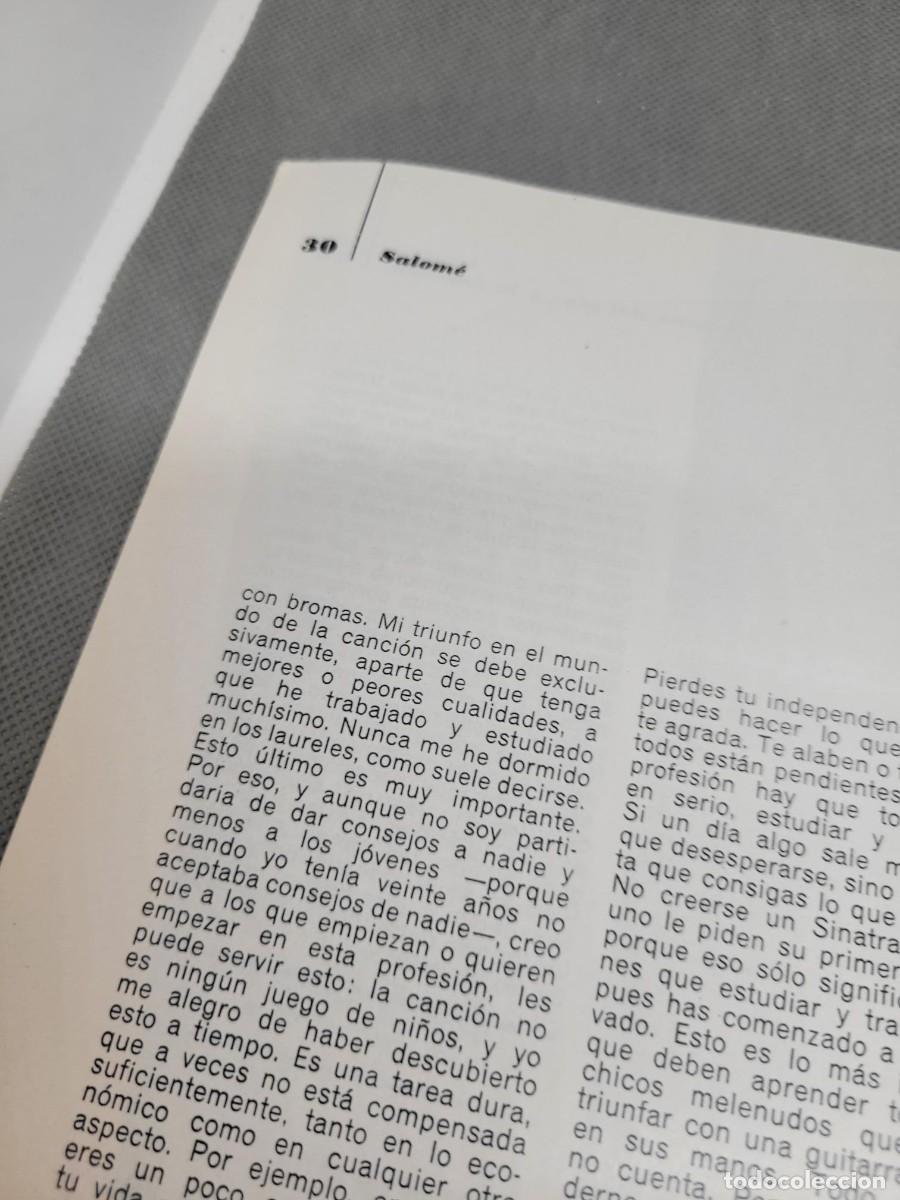 Libros de segunda mano: FIGURAS DE LA CANCON BIOGRAFIA DE SALOME - Foto 7
