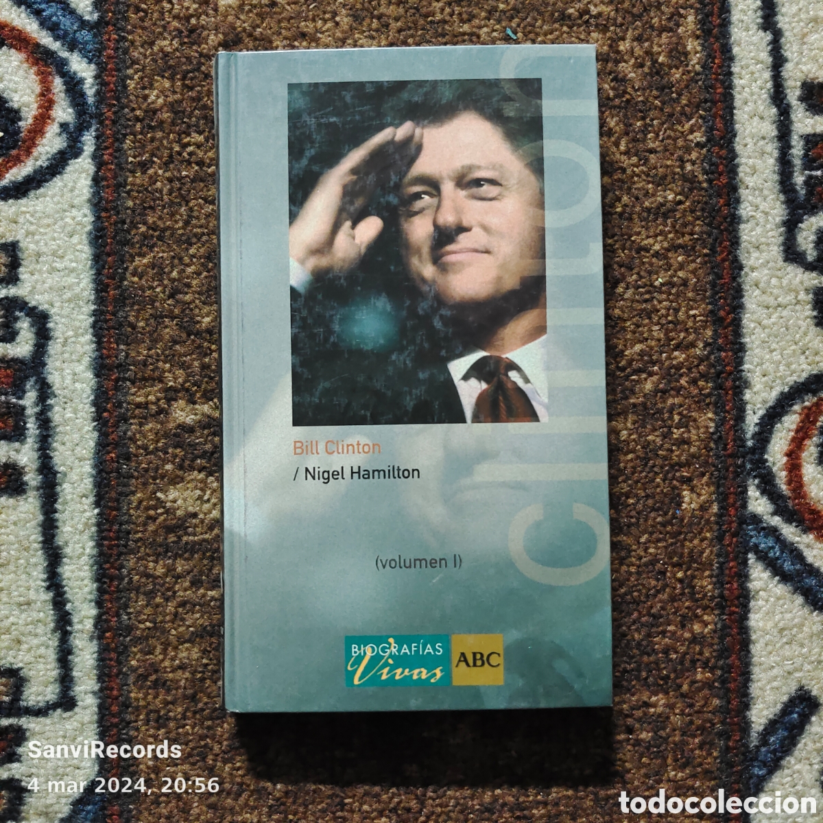 Libros de segunda mano: BILL CLINTON, VOLUMEN I (NIGEL HAMILTON) (ABC) - Foto 1