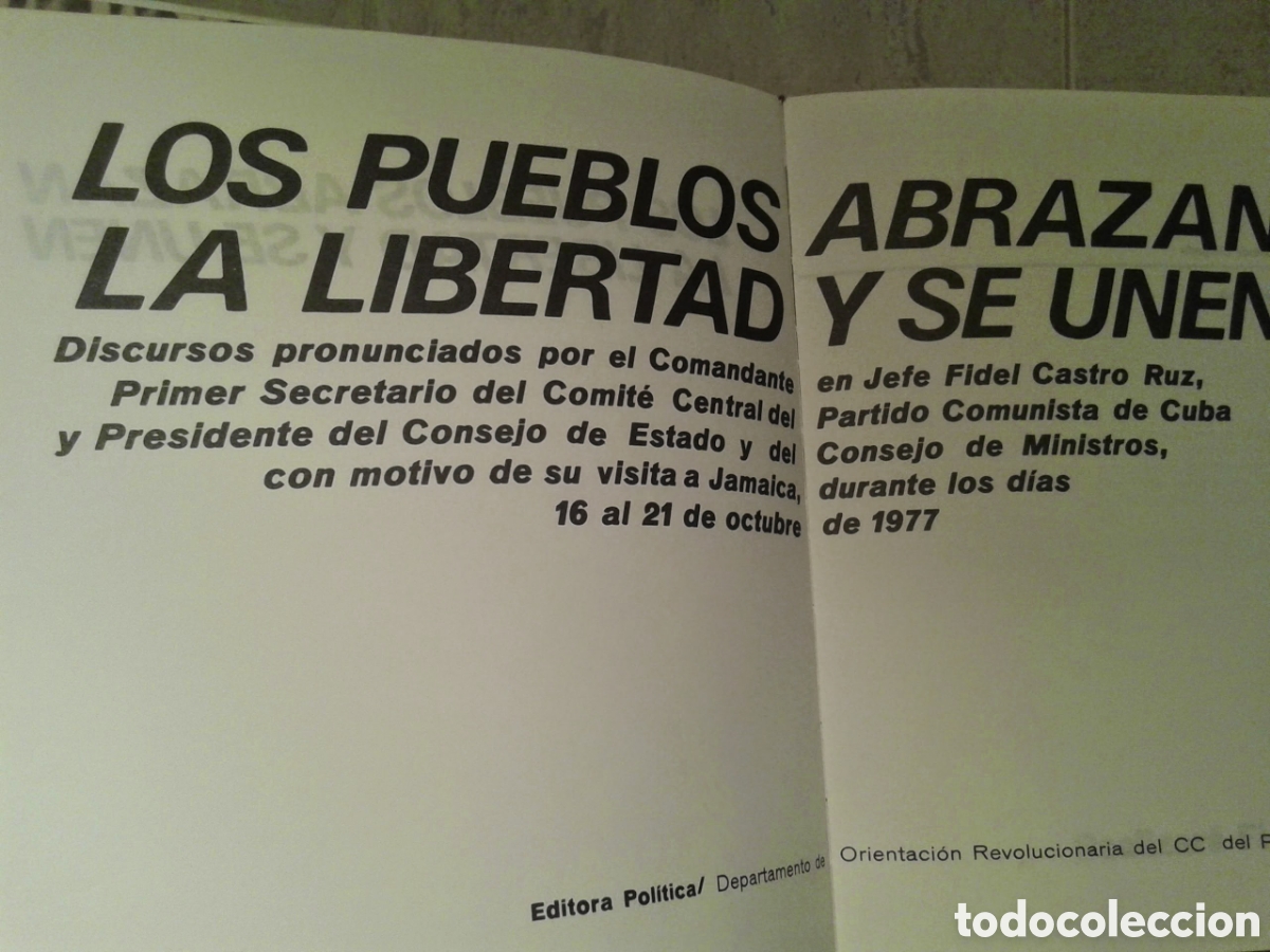 Libros de segunda mano: Fidel castro libro discursos 1977 - Foto 3