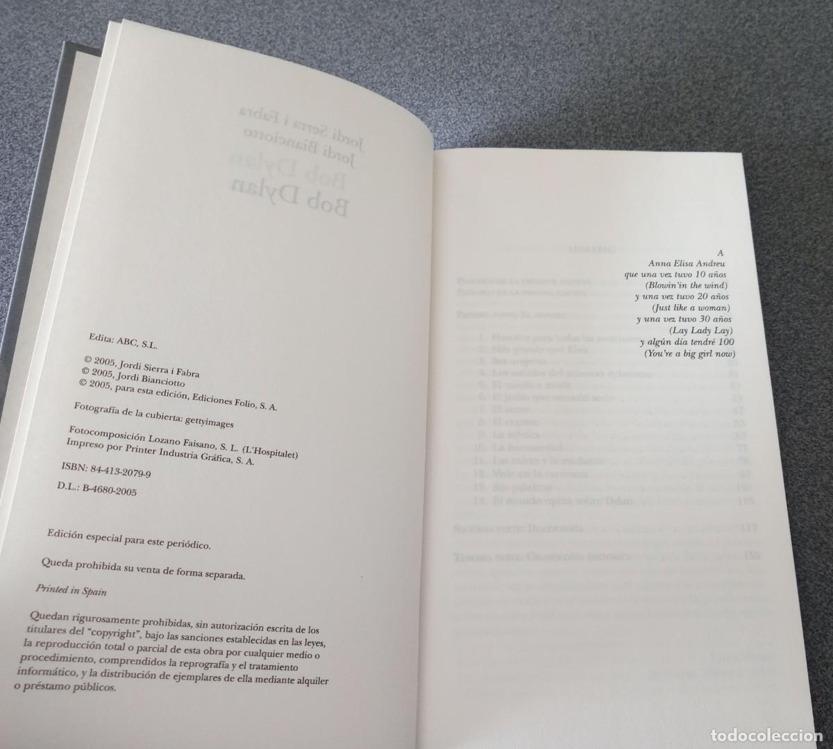 Libros de segunda mano: Bob Dylan Jordi Sierra i Fabra - Foto 4