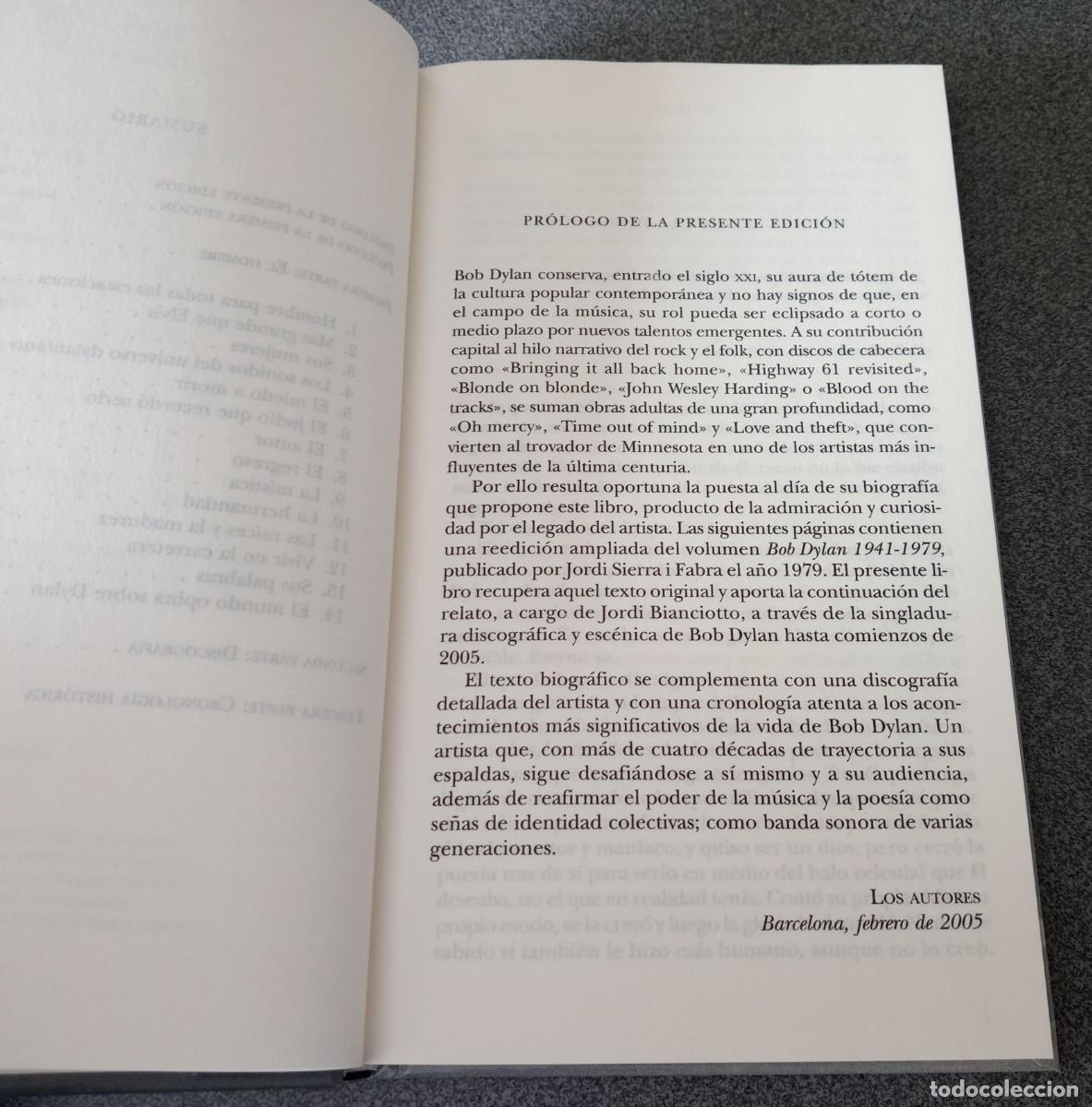 Libros de segunda mano: Bob Dylan Jordi Sierra i Fabra - Foto 6