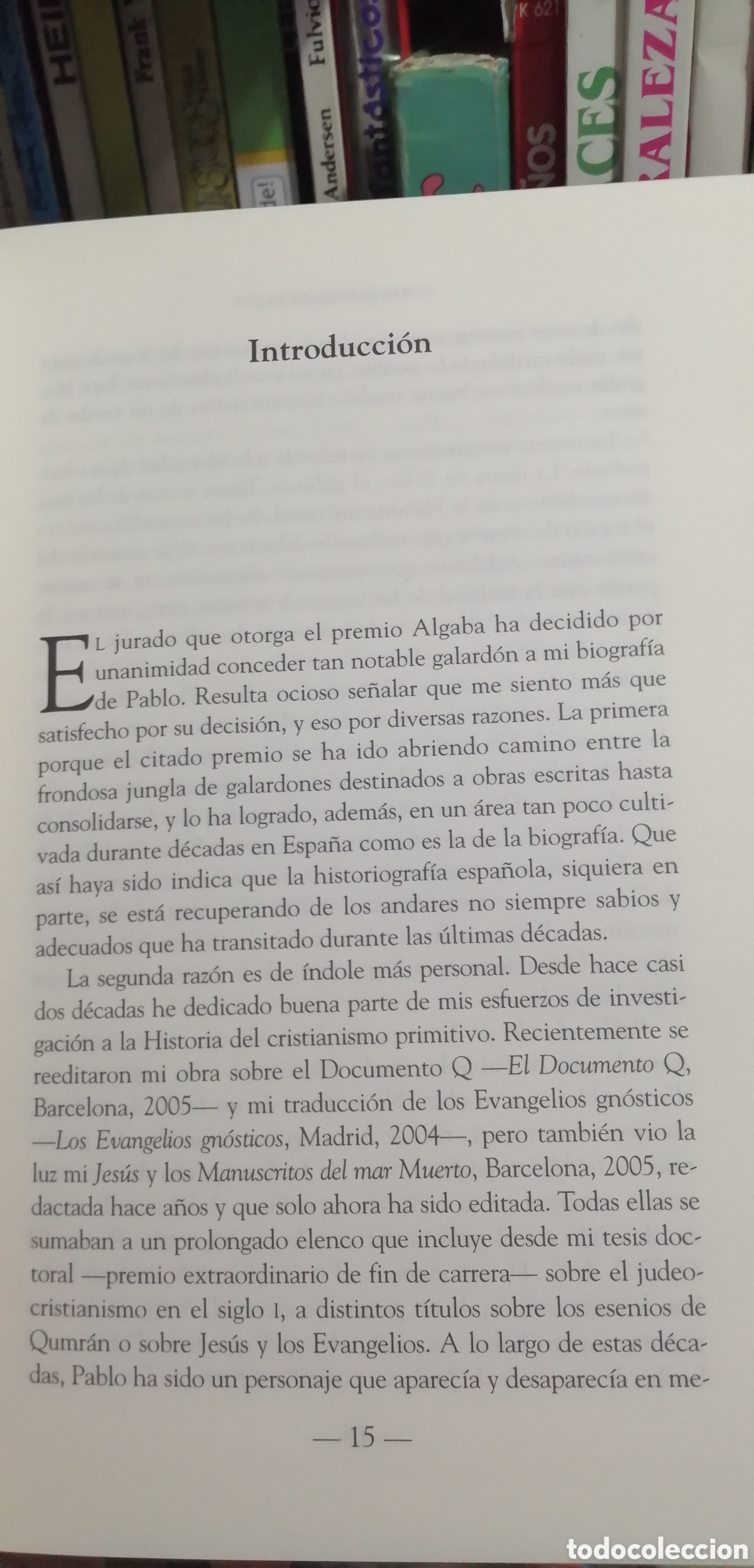 Libros de segunda mano: Pablo el jud&iacute;o de Tarso Cesar Vidal. Algaba Ediciones - Foto 9