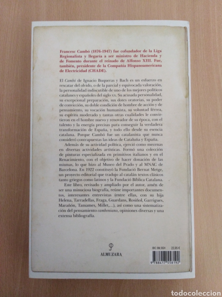 Libros de segunda mano: CAMB&Oacute;. Ignacio Buqueras I Bach - Foto 2