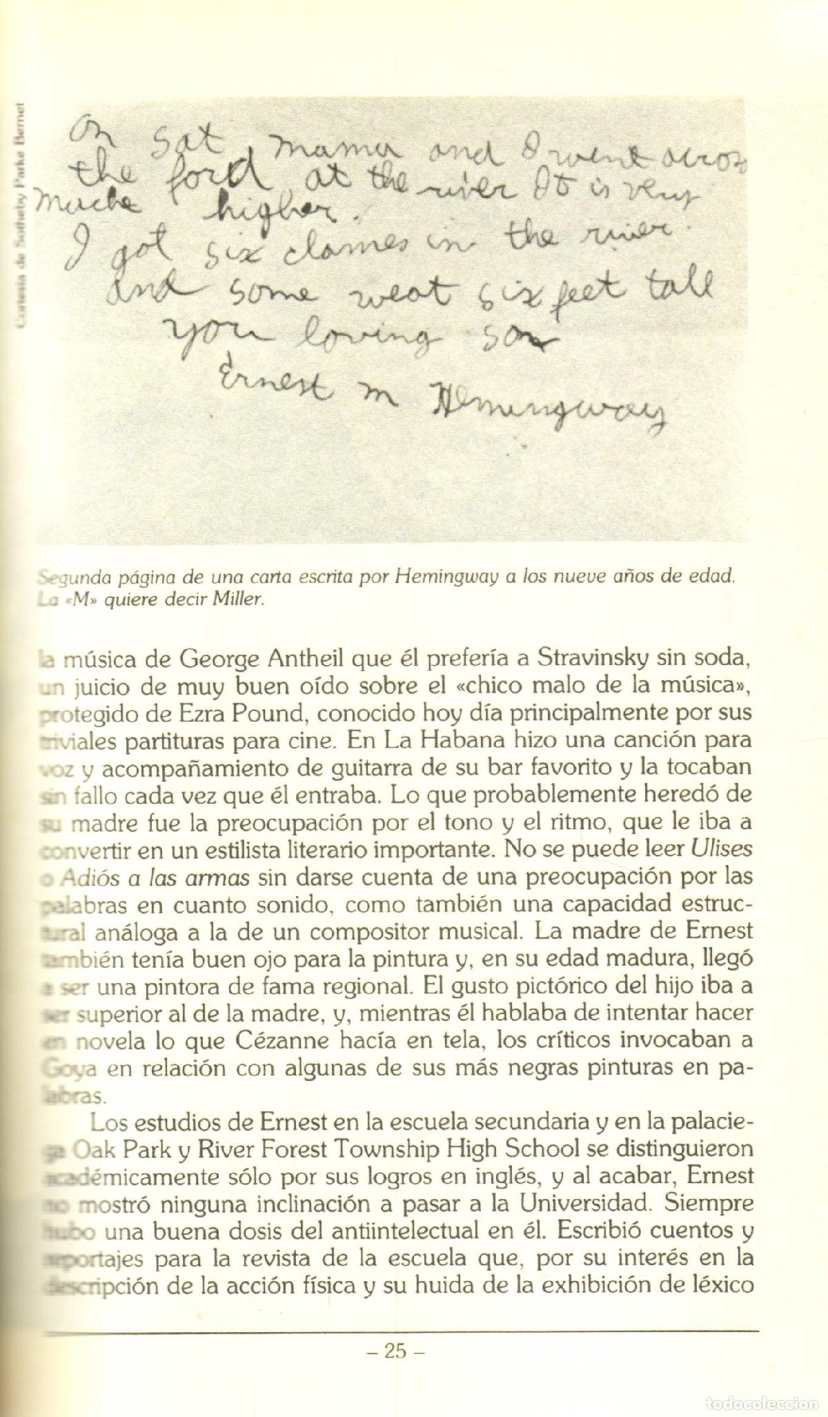 Libros de segunda mano: Hemingway - Burgess, Anthony - Foto 2